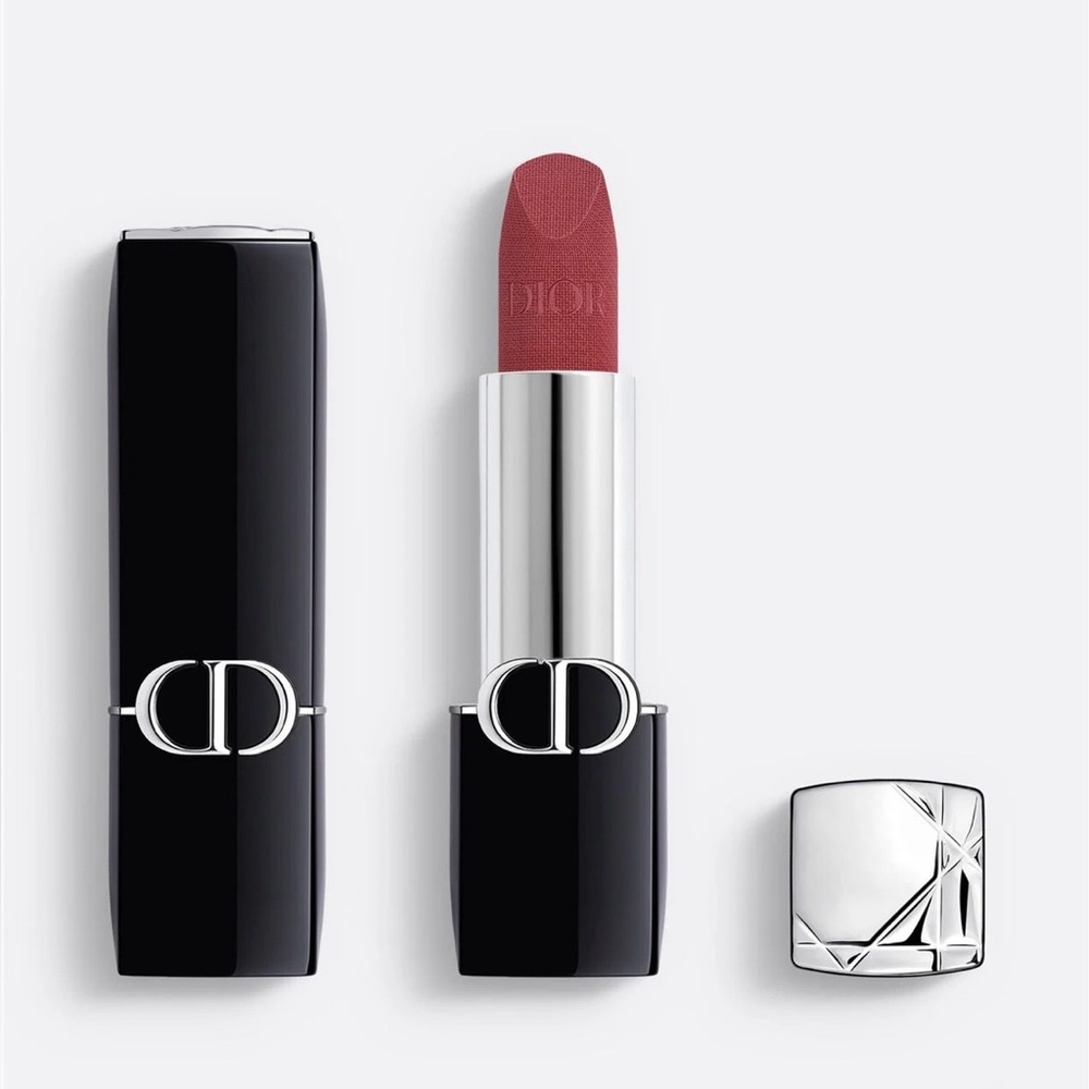 Christian Dior Drawstring Gift Bag with Rouge Dior Lipstick an Miss Dior Essence - Picture 2 of 7